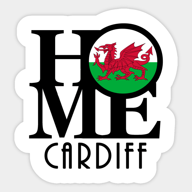 HOME Cardiff Wales Sticker by UnitedKingdom